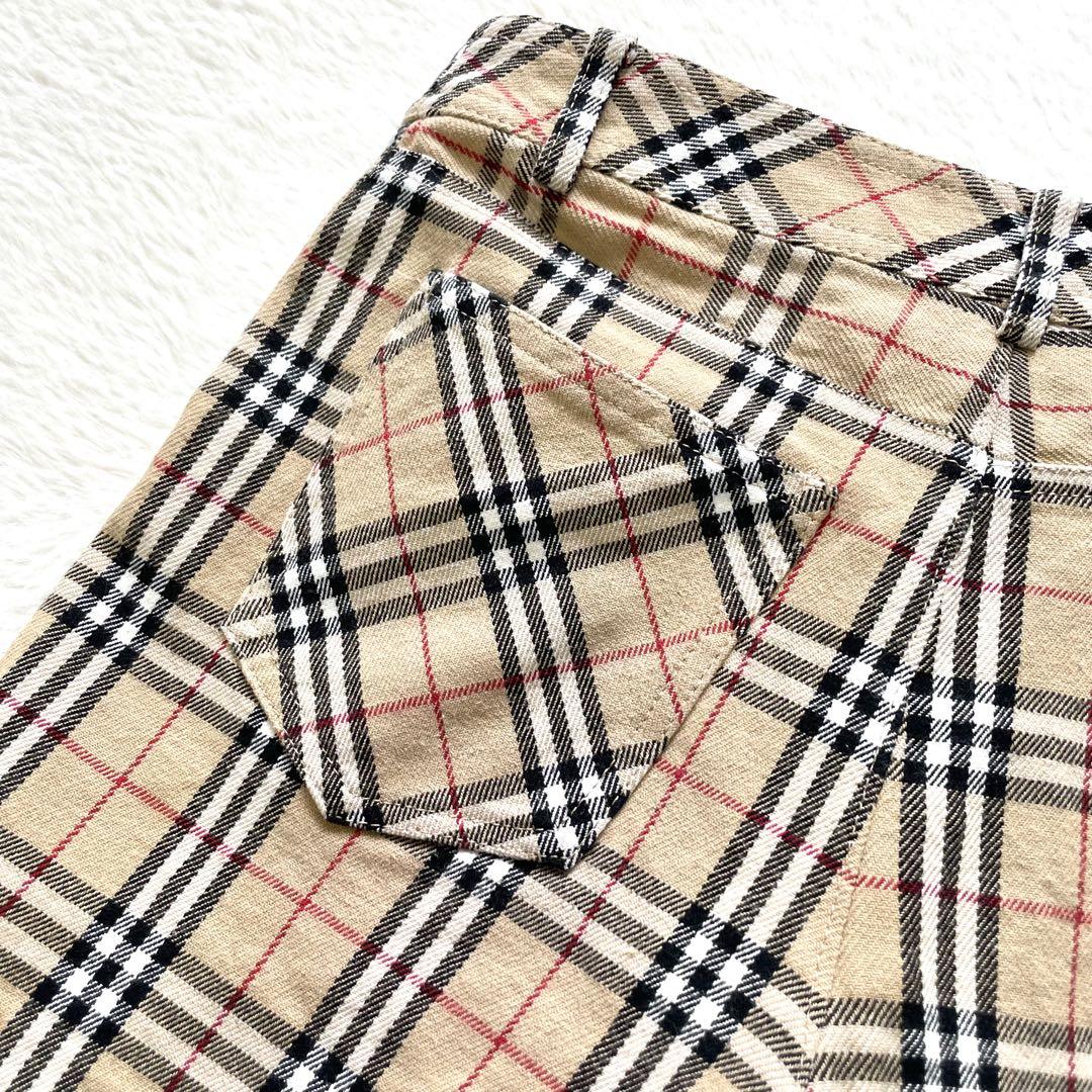 BURBERRY バーバリーブルーレーベル ノバチェック ショートパンツ 36