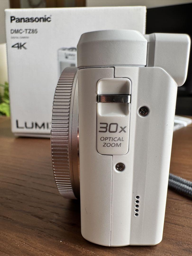 LUMIX Panasonic DMC-TZ85 ホワイト 4Kデジタルカメラ