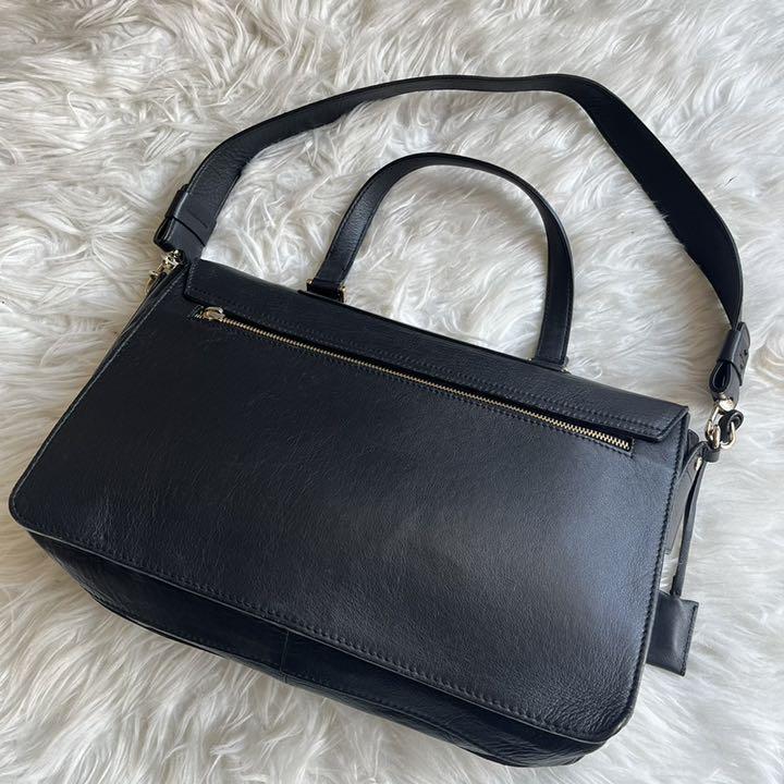 再入荷通販 極美品 ニキ ショルダーバッグ レザー ブラック 8yS9r-m67832014845 FURLA フルラ 2way 人気セールHOT