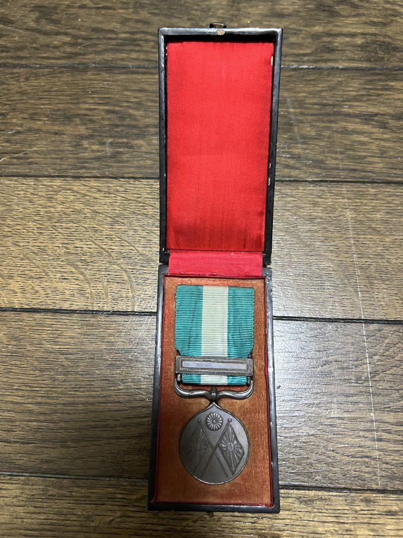 明治27年、28年『共箱　従軍記章』/勲章　旧日本軍　日露戦争　日清戦争