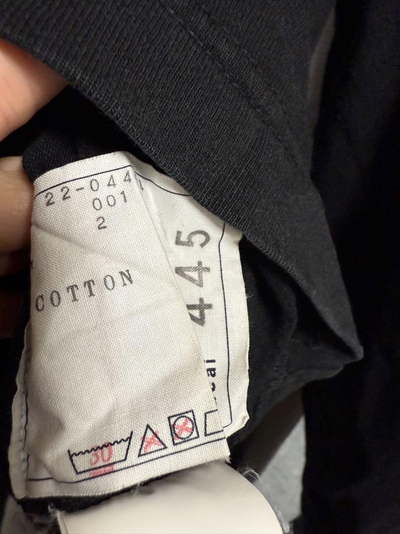 sacai ロンT ブラック コットン 長袖カットソー サイズ2