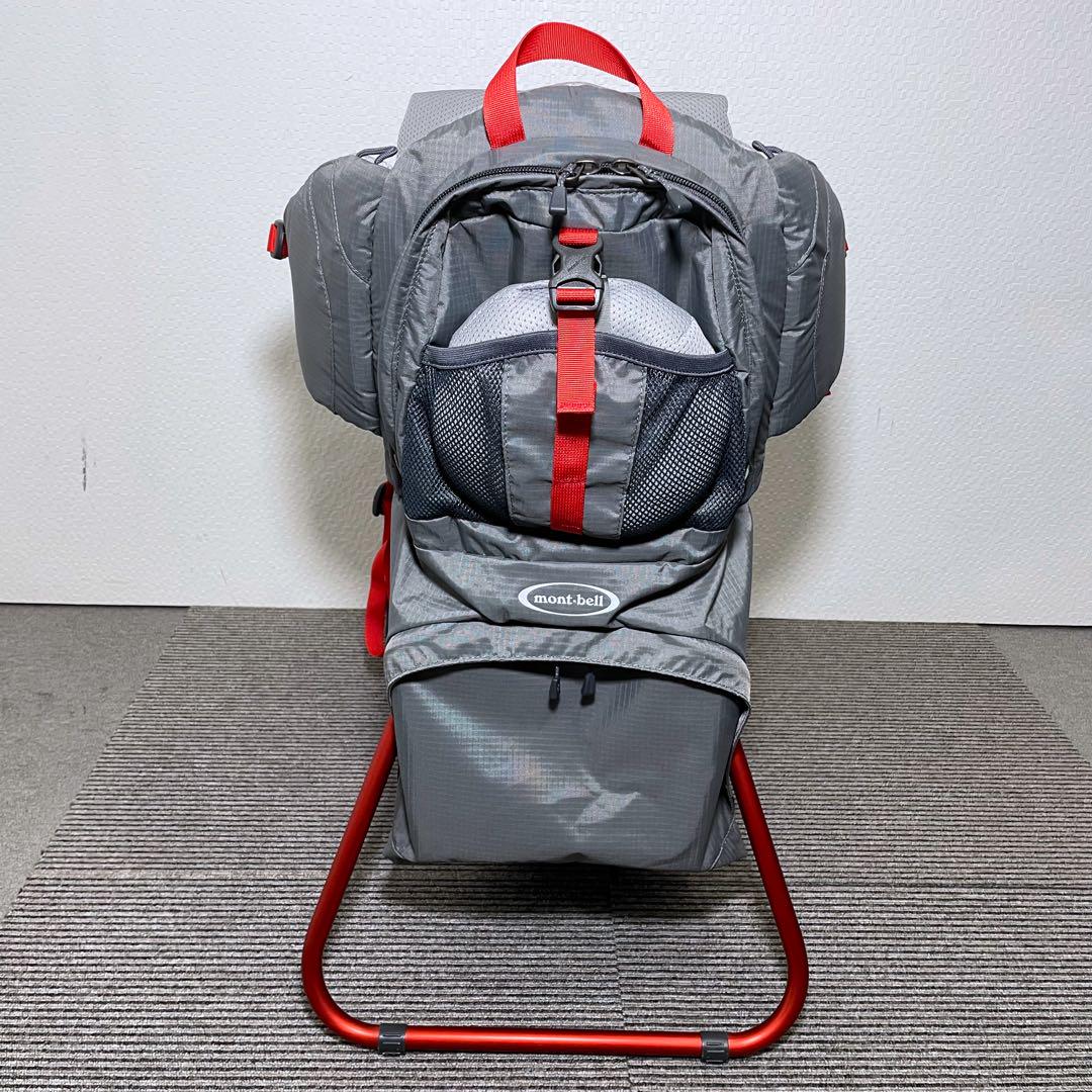 mont bell - 美品 モンベル mont-bell ベビーキャリア 1123859 サンシェイド 1123860 セット ザック 登山 バックカントリー mont-bell モンベル 登山用 ベビーキャリア #1123859 背負子