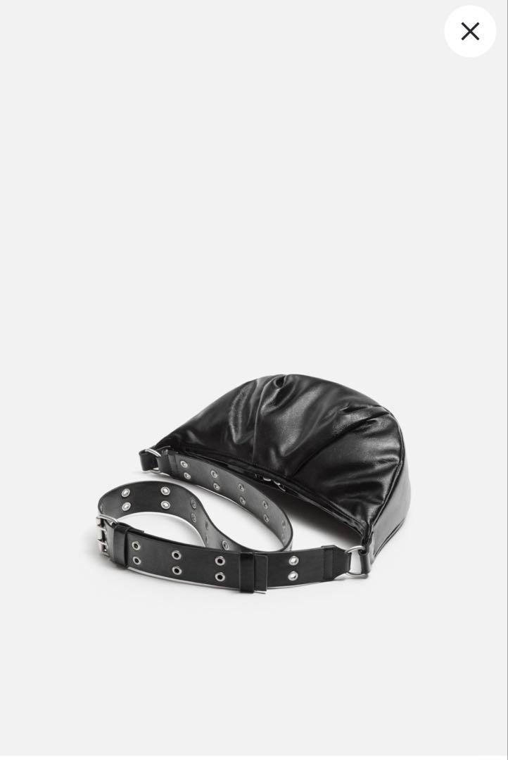 【ZARA】オーバル形ショルダーバッグ ブラック | 3509/520/800 ZARA】オーバル形ショルダーバッグ ブラック | 3509/520/800