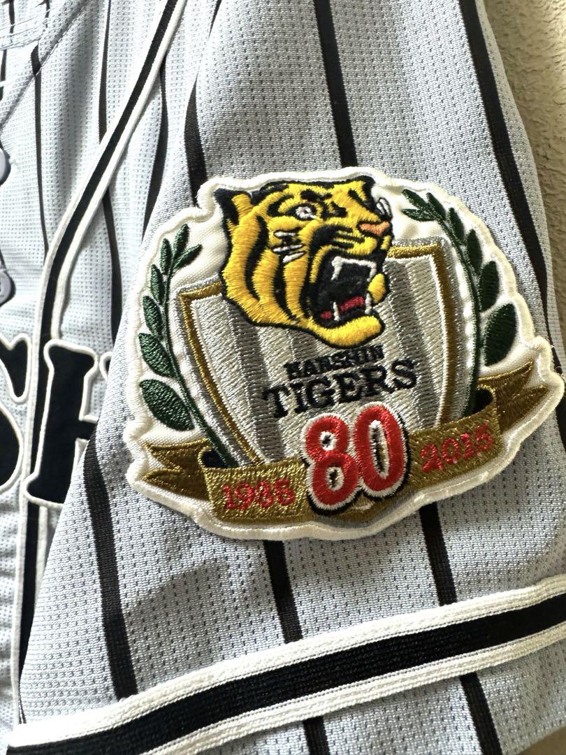 阪神タイガース マートン選手 80周年記念ワッペン ビジター サイズS 美品