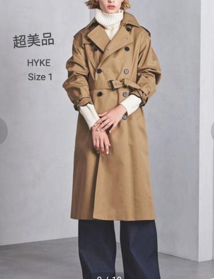美品✨　HYKE　ハイク　ウールライナー付 トレンチ コート　日本製