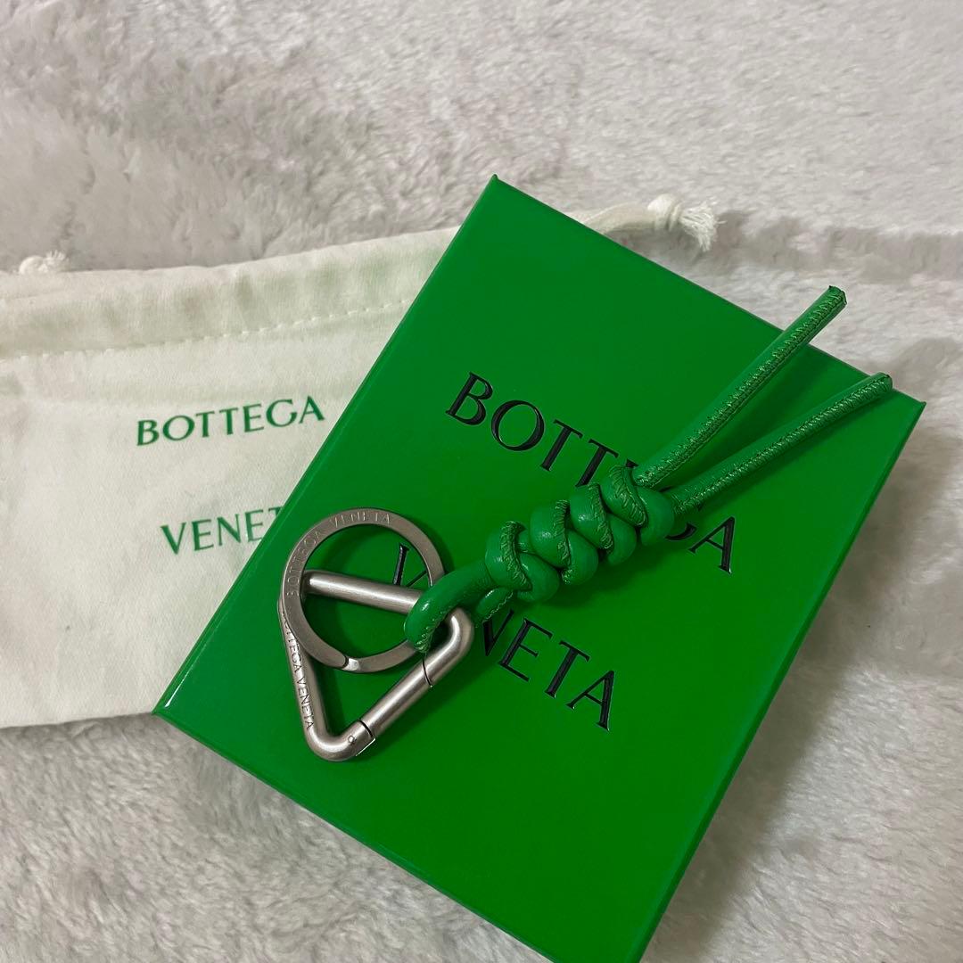 専門店 BOTTEGA VENETA キーリング グリーン キーホルダー | www