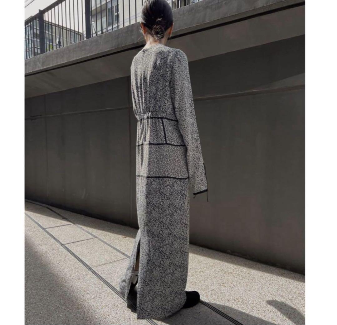 Ameri VINTAGE JACQUARD DRESS 代官山店限定