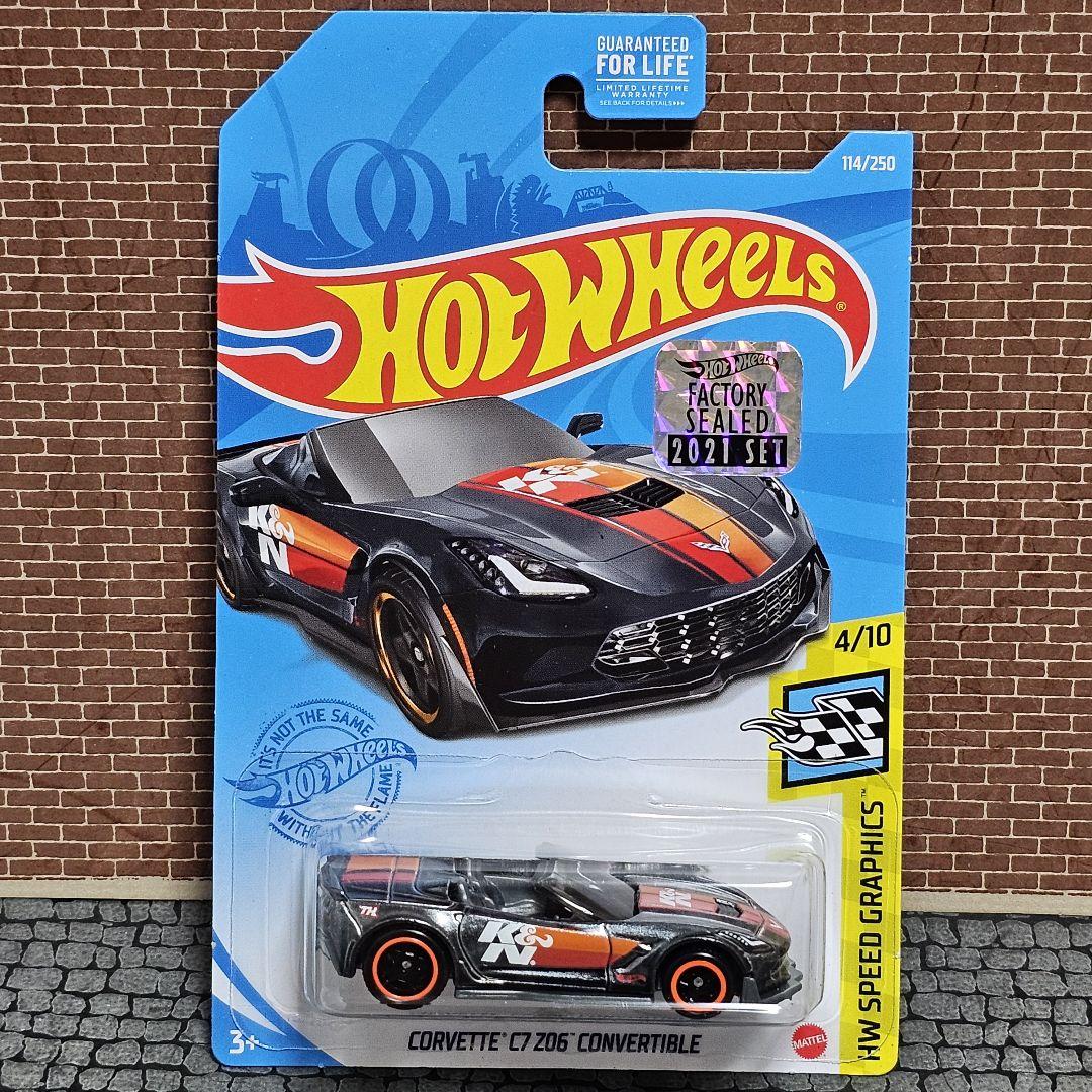 トレジャーハント！ホットウィール　シボレー　C7　コルベット　コンバーチブル