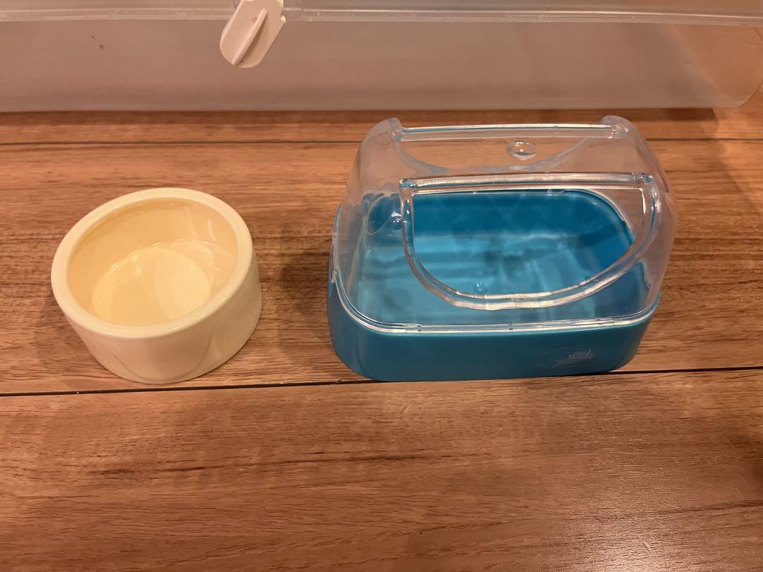 GEX 小動物用ケージ 透明 ガラス製 付属品付き