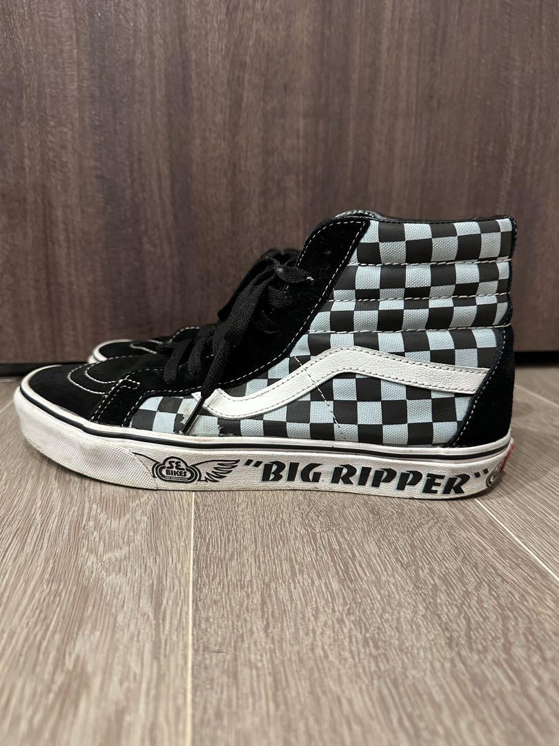 VANS sk_hi チェッカーズフラッグ28.5cm