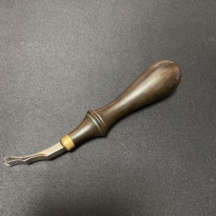 プレスエッジャー　6t leather works製　レザークラフト  工具