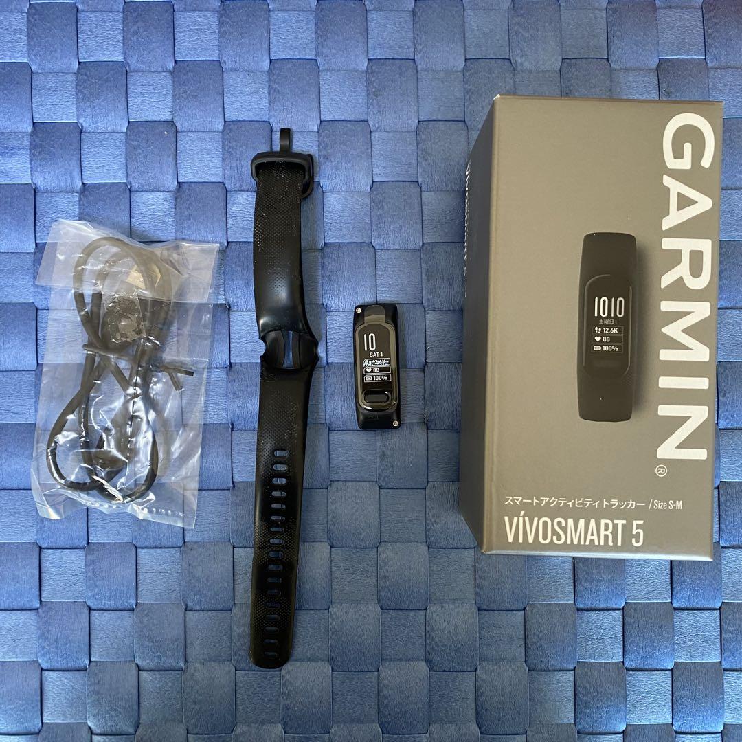 Garmin vívosmart 5 Black S/Mサイズ