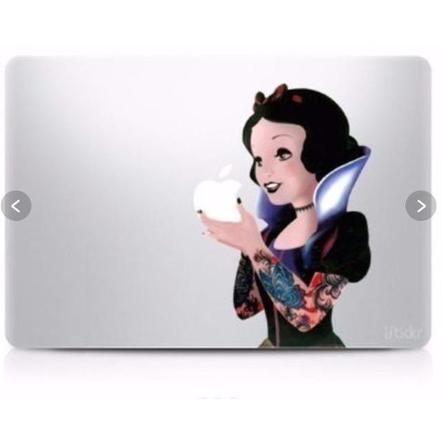 白雪姫の逆襲 macbook pro13インチなど用 ステッカー