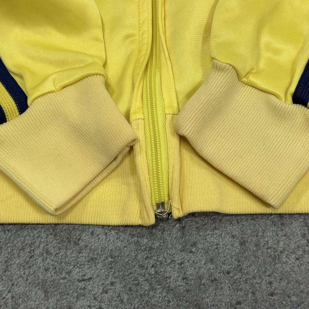 古着 80s アディダス ATP トラックジャケット イエロー ネイビー 黄紺③