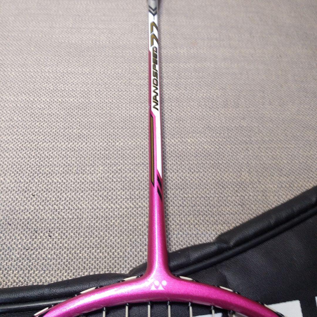 YONEXバドミントンラケット NANOSPEED77 ケース付き