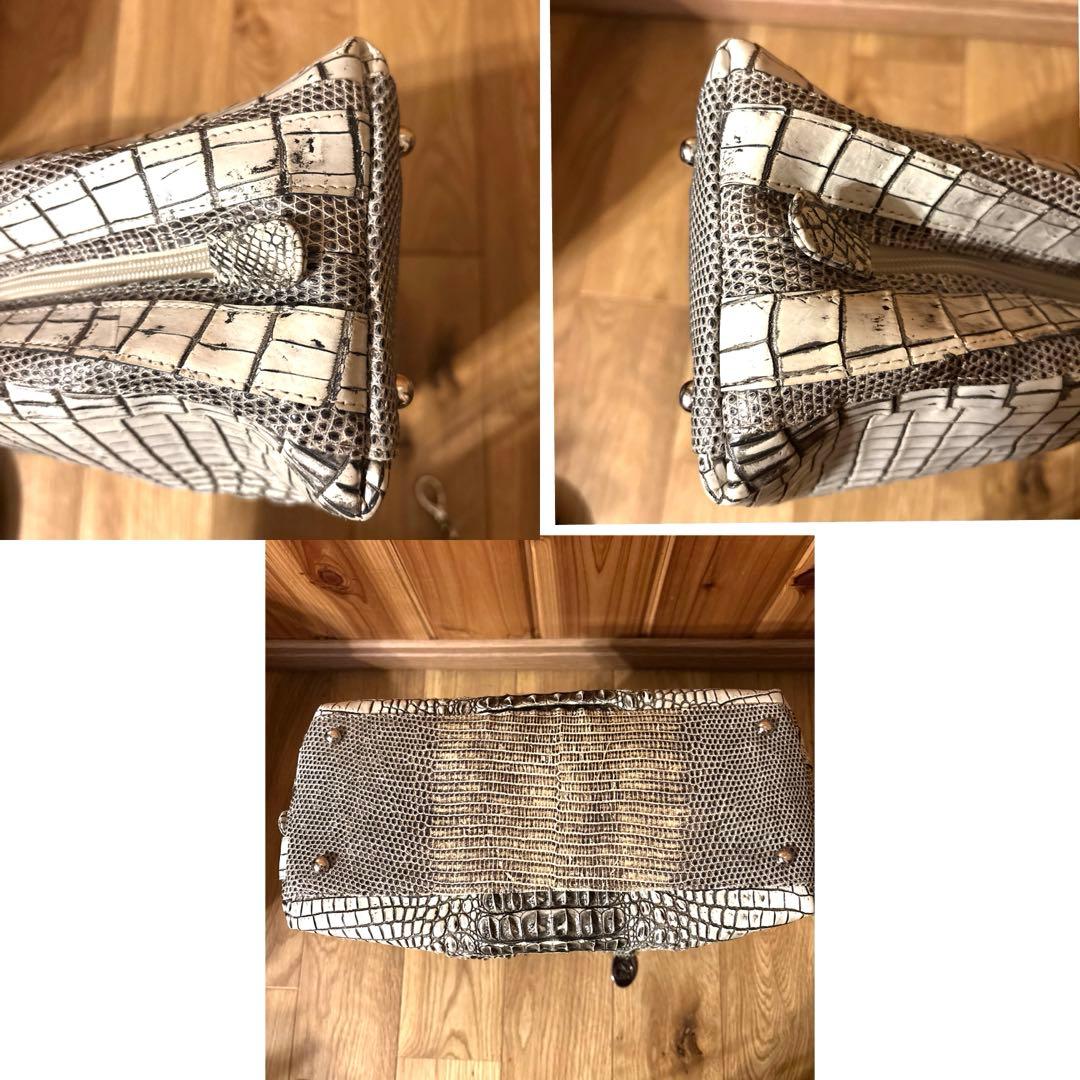 JRA クロコダイル 2way ハンドバック ショルダーバック エキゾチック革VINTAGE WWW_MORNINGWALKER_COM