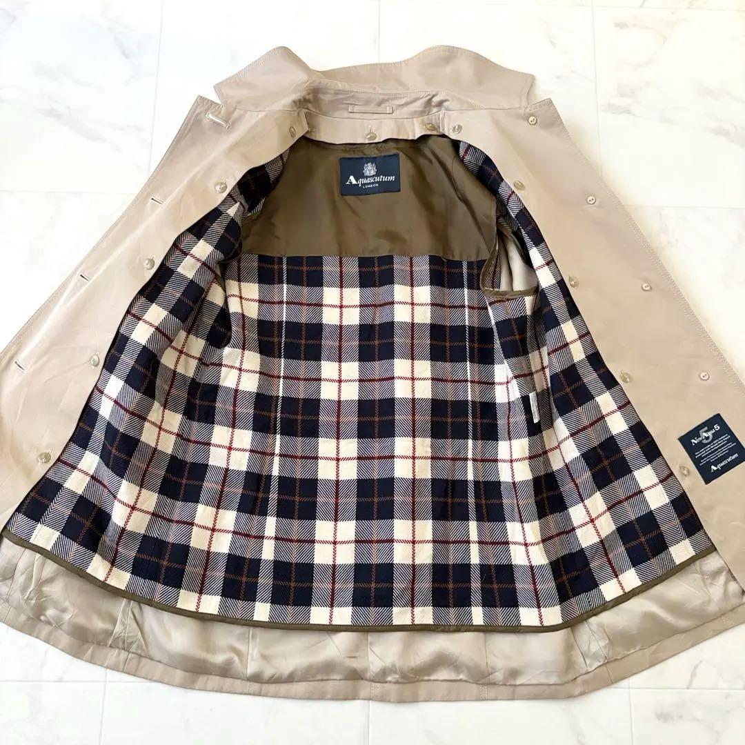【極美品】 Aquascutum New Aqua5 トレンチコート 11