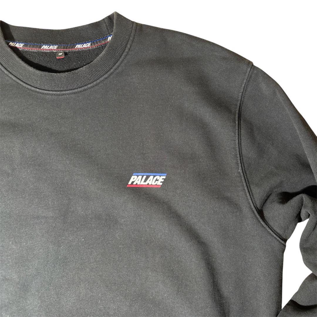 PALACE ブラック トレーナー Mサイズ
