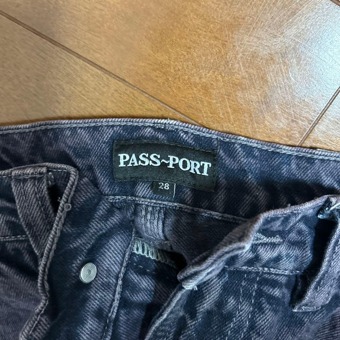 PASS-PORT デニム サイズ28 パープル PASS-PORT デニム サイズ28 パープル