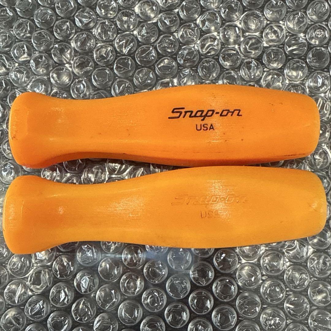 Snap-on スナップオン シフトノブ グリップ オレンジ 2本