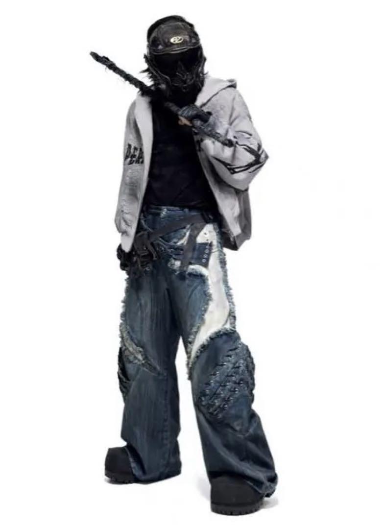 PERSONSOUL Armor Hoodie JACKETパーカーグレー