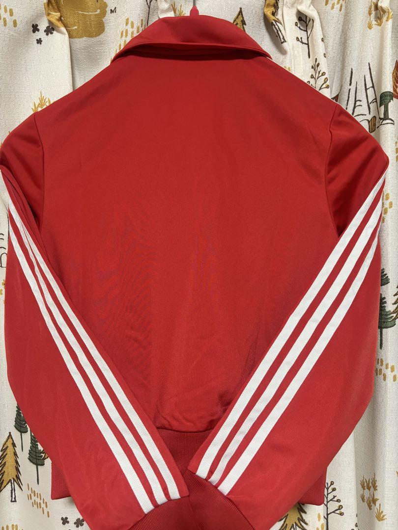 adidas レッド ジャージ セット Sサイズ
