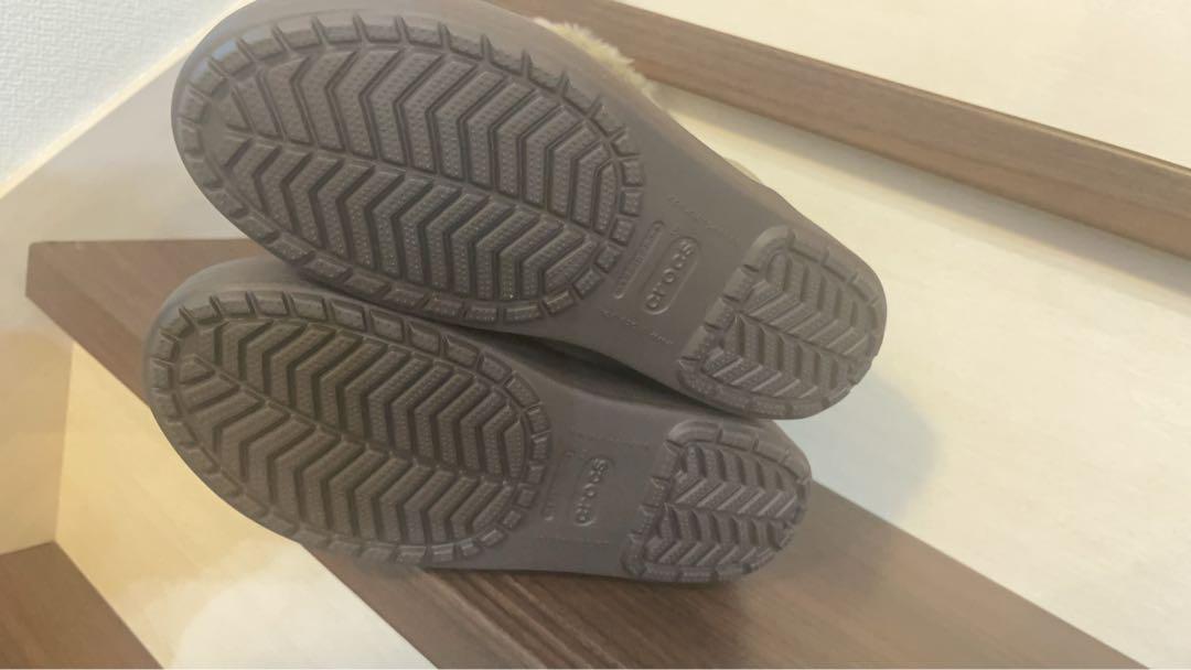 クロックス　ファーブーツ　レインブーツCROCS