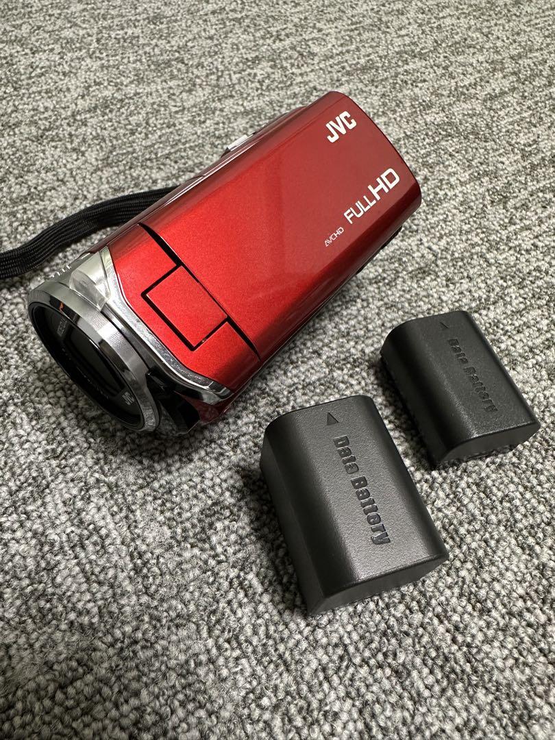 JVC GZ-565-R フルHDビデオカメラ レッド
