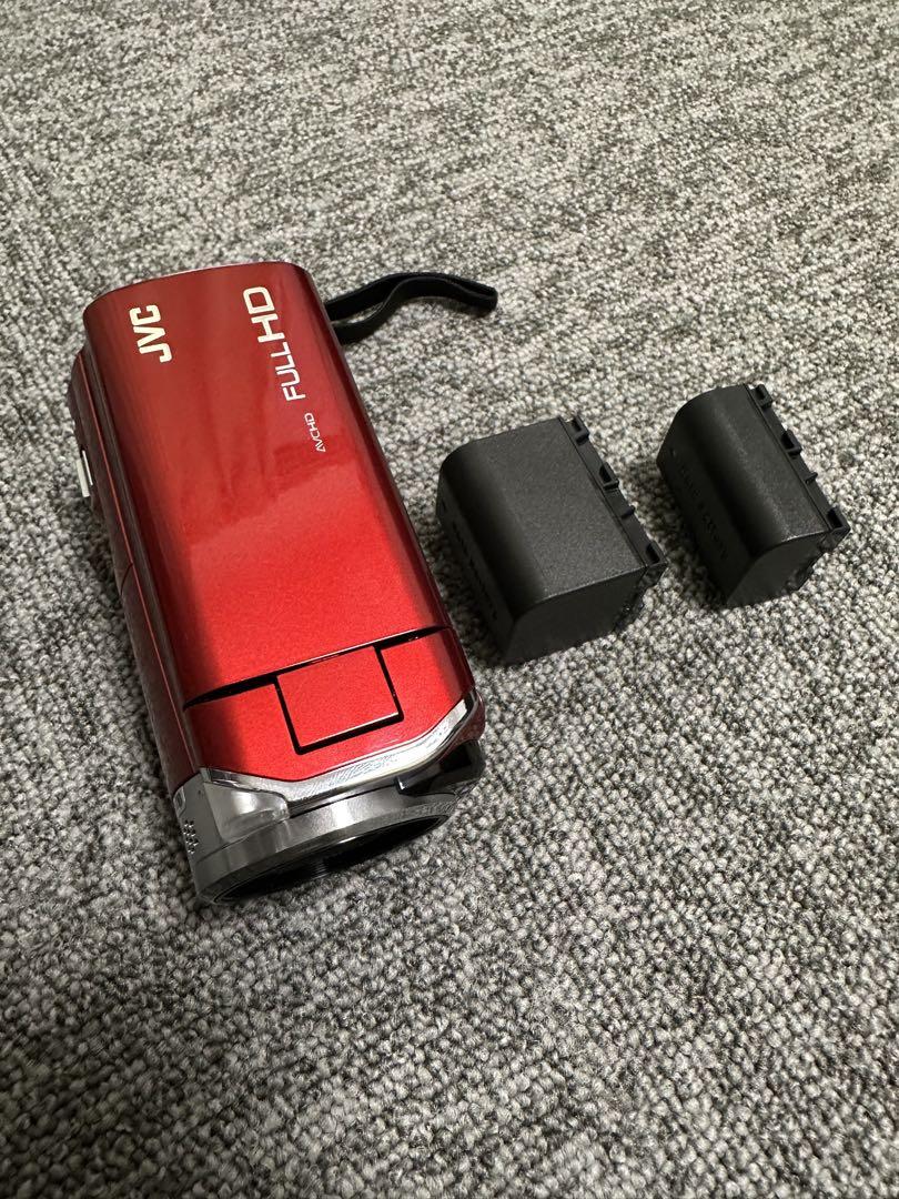 JVC GZ-565-R フルHDビデオカメラ レッド