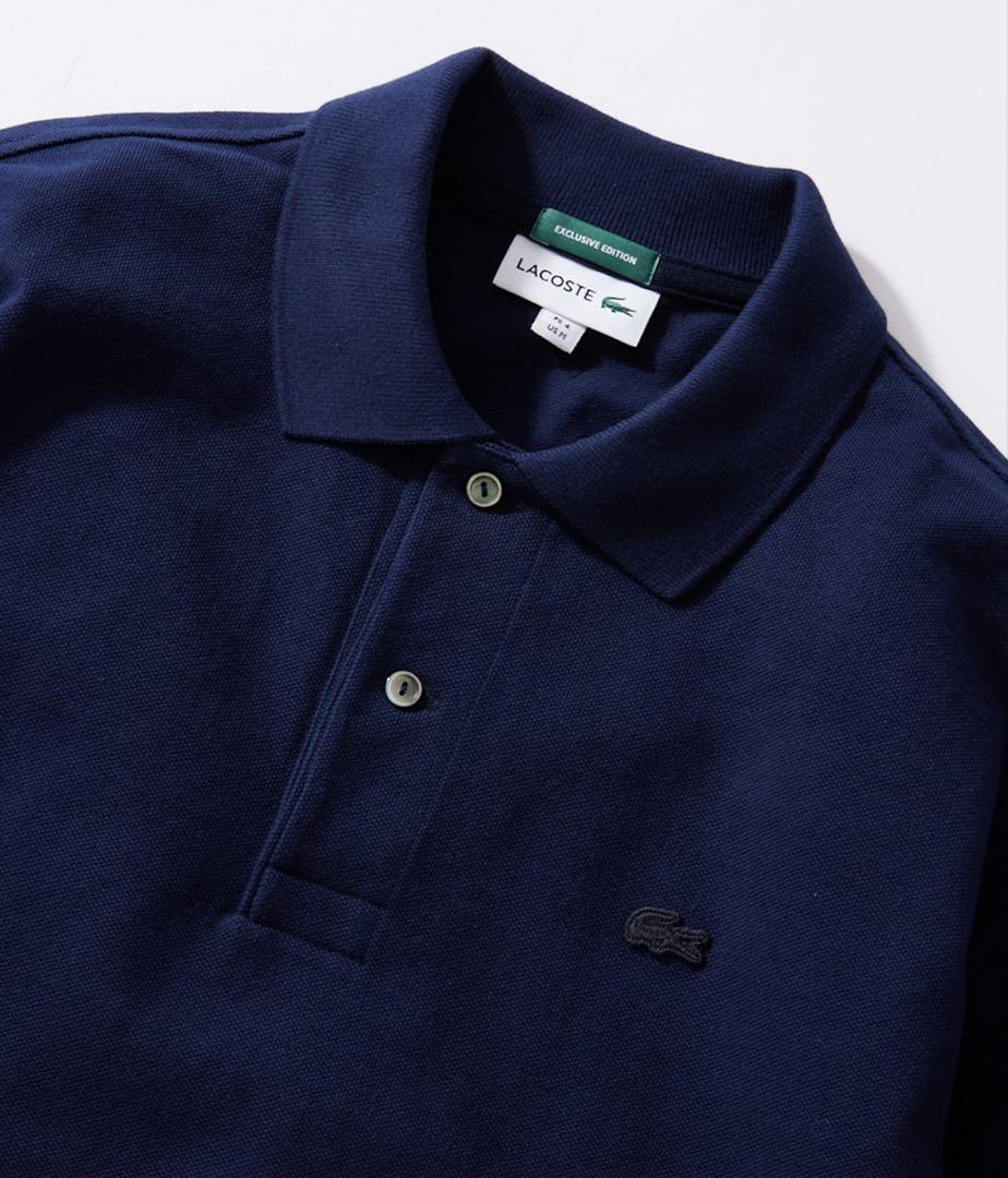 【LACOSTE×JS / ラコステ】別注 ヘビーピケポロシャツ　Lサイズ