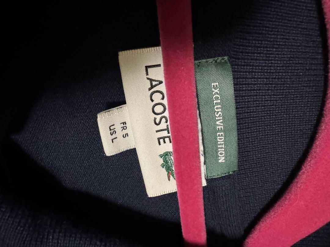 【LACOSTE×JS / ラコステ】別注 ヘビーピケポロシャツ　Lサイズ