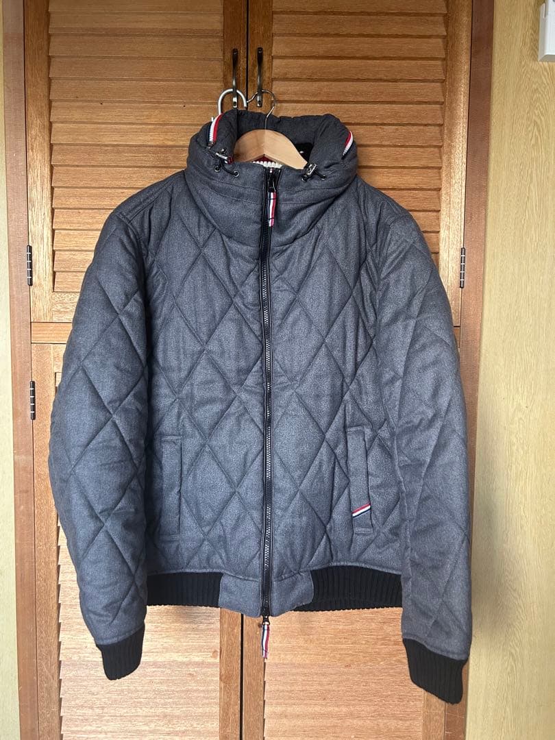 BEAMS HEART キルティングジャケット グレー