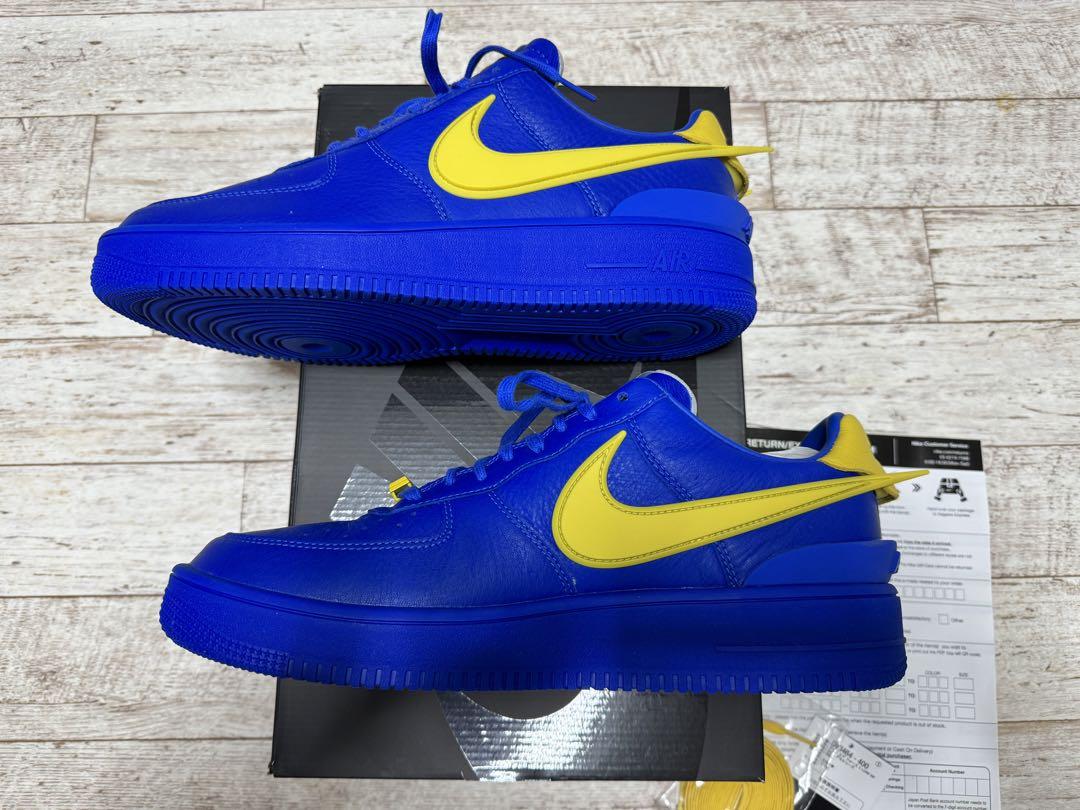 正規品】NIKE x AMBUSH エアフォース1 青/イエロー 29.5cmΩ