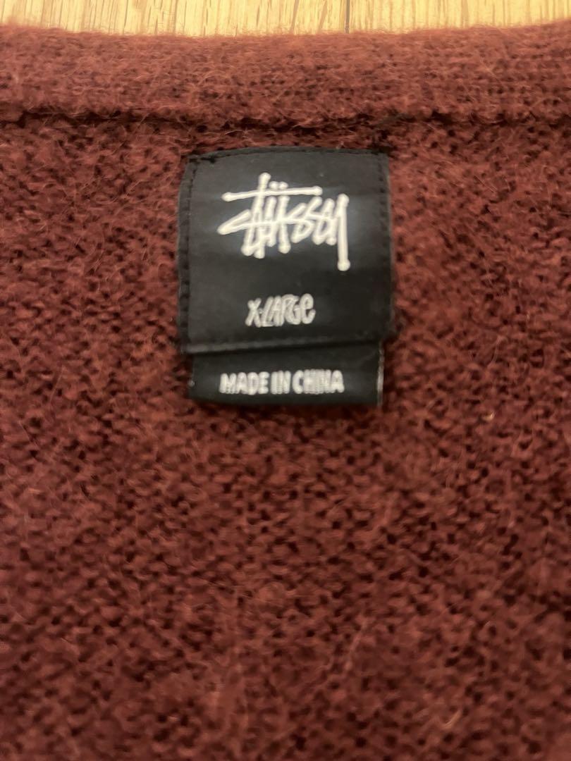 ステューシー　stussy カーディガン　モヘア　STUSSY ニット