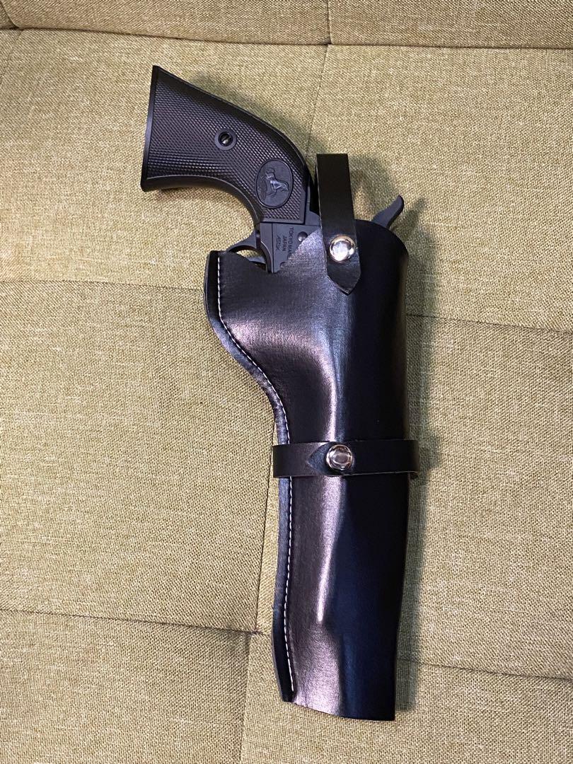 コルト ピースメーカーSAA用ホルスター 黒色(合皮) 西部劇