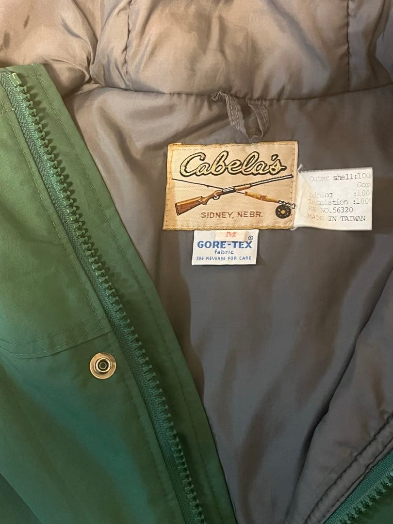 Cabelas カベラス GORE-TEX 70s 80s 緑 ダウンジャケット Cabelas カベラス GORE-TEX 70s 80s 緑 ダウンジャケット