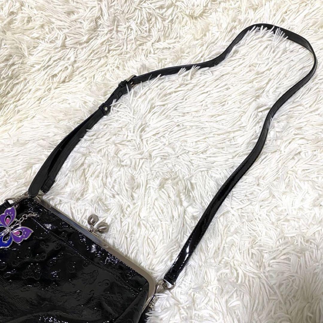 極美品✨】アナスイ エリス がま口 3way ショルダーバッグ