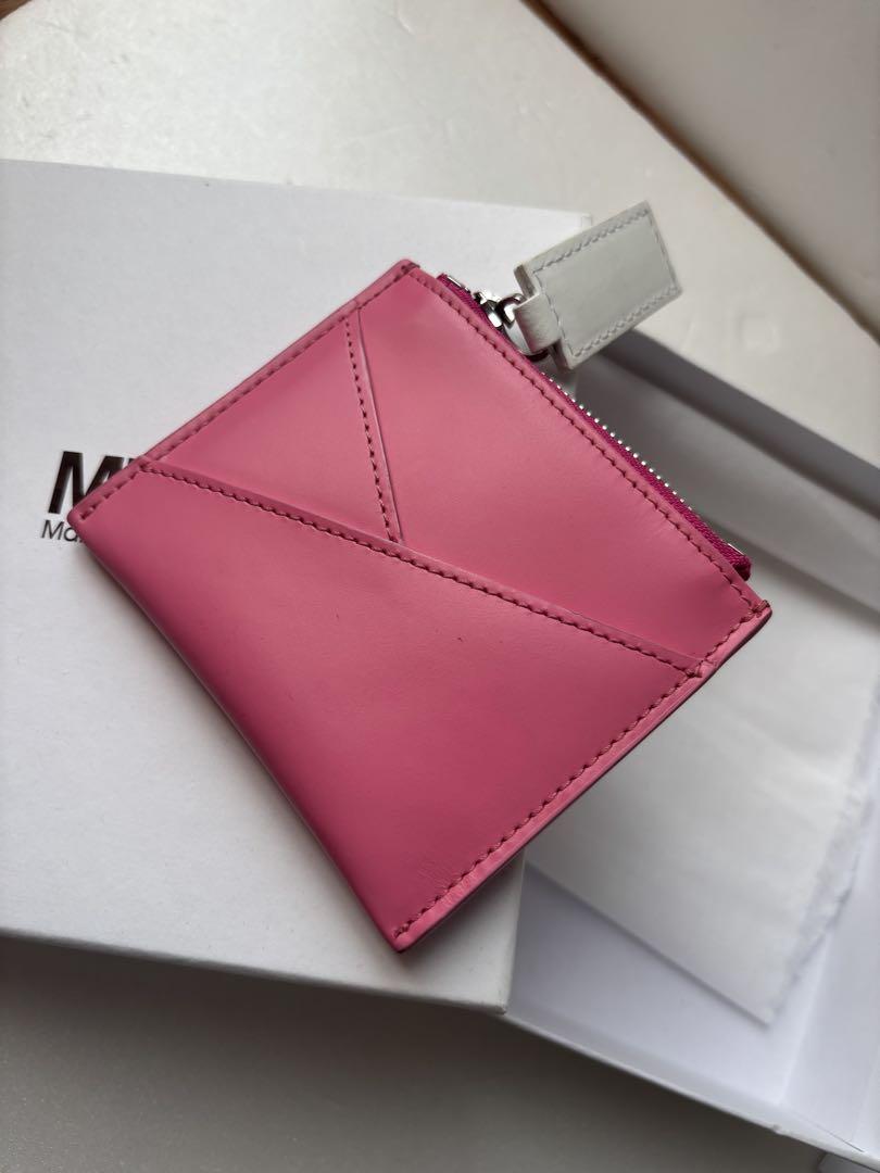 【美品】Maison Margiela カード＆コインケース 赤色 美品】Maison Margiela カード＆コインケース 赤色