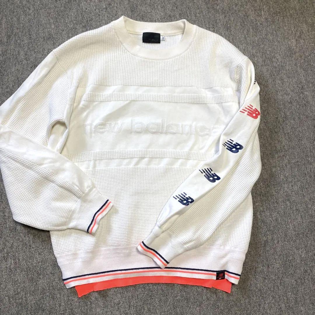 大学生協のスーツ提携店割引 ニューバランスゴルフ size1 ホワイト ニット レディースウェア