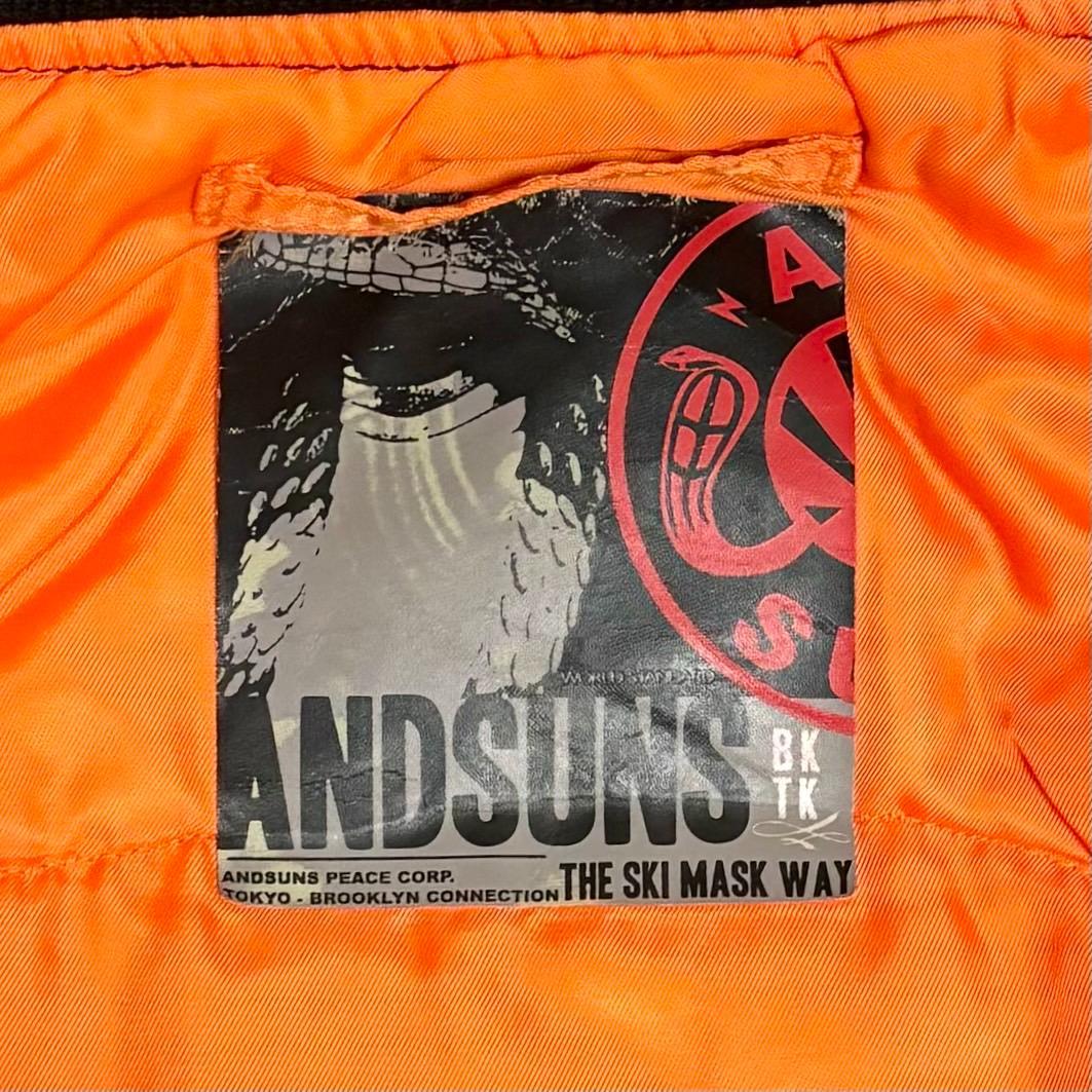 アルファインダストリーズ　リバーシブルジャケット　MA-1　ANDSUNS