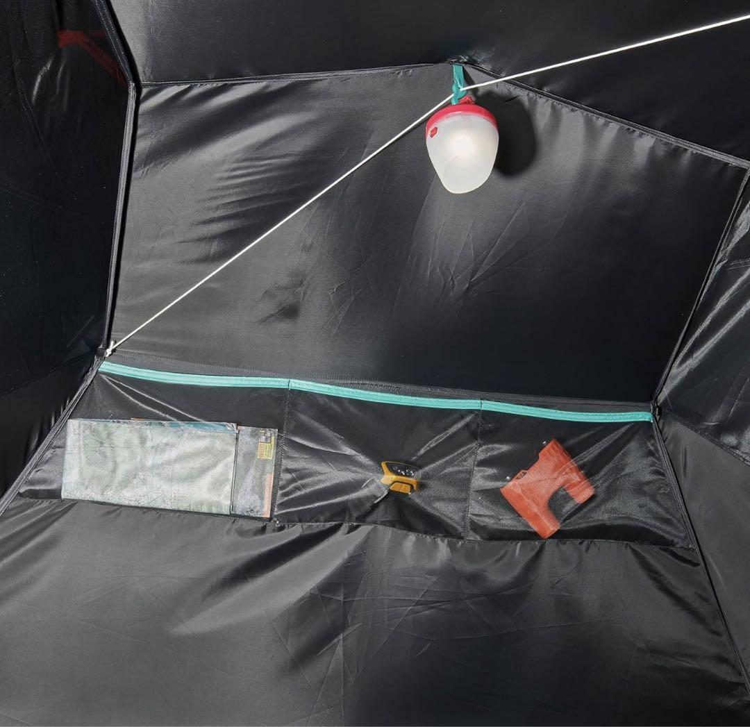 デカトロン　ケシュア　quechua　3人用テント　MH100 ダークルーム