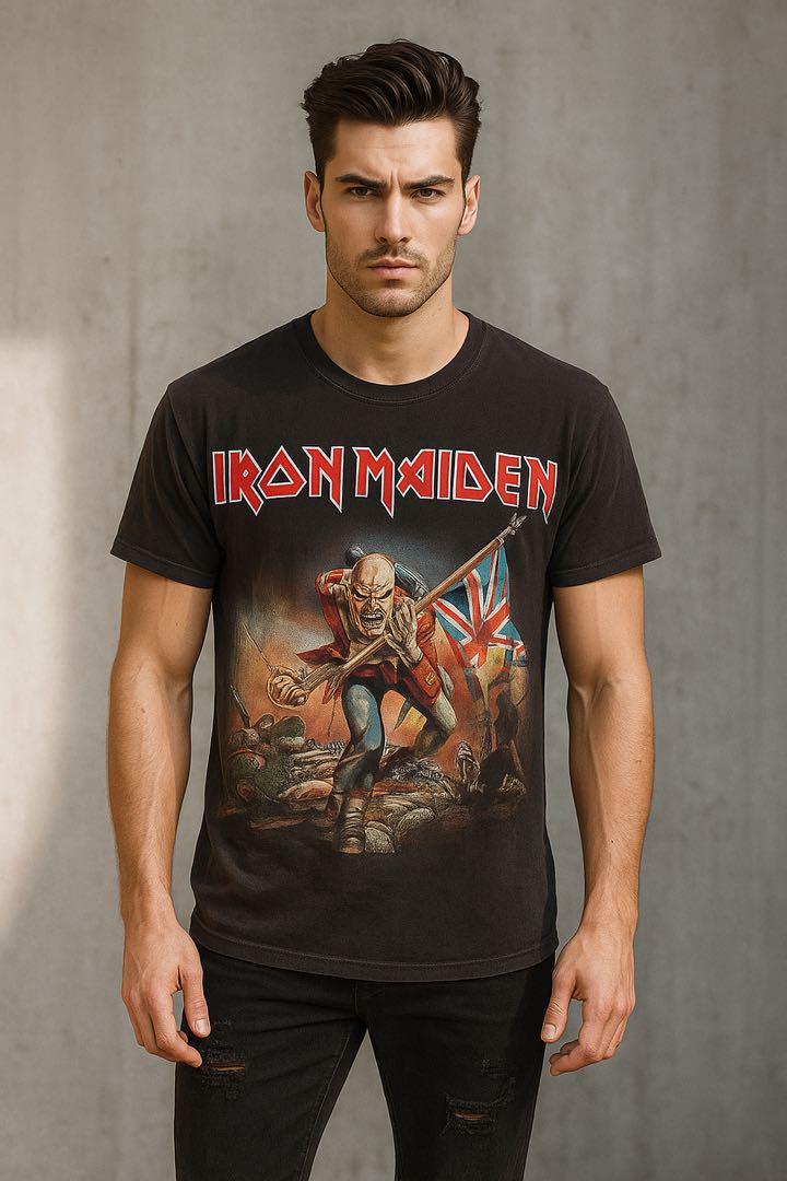 IRON MAIDEN グラフィックTシャツ ブラック
