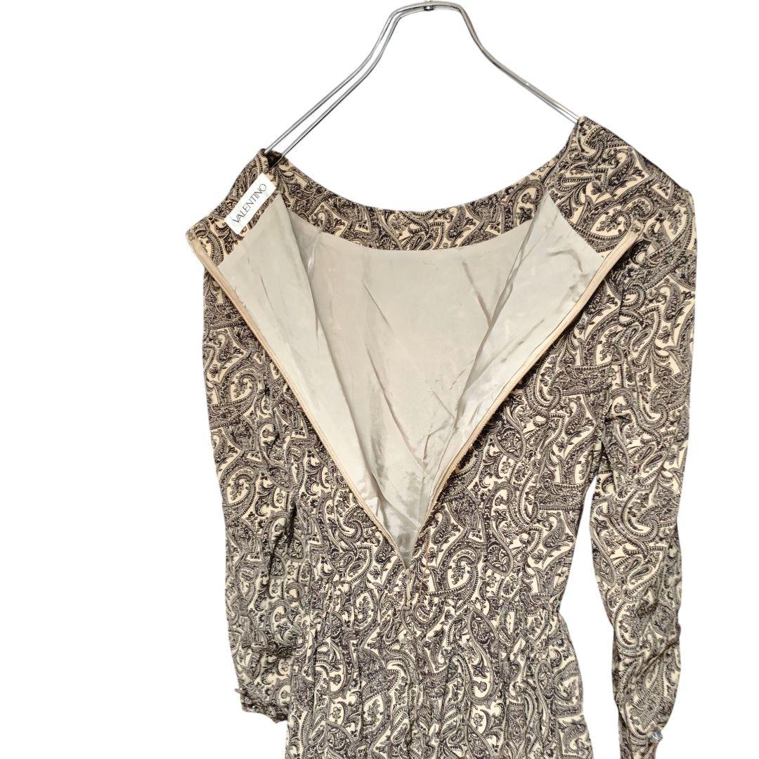 VALENTINO ペイズリー柄 ロングワンピース VALENTINO ペイズリー柄 ロングワンピース