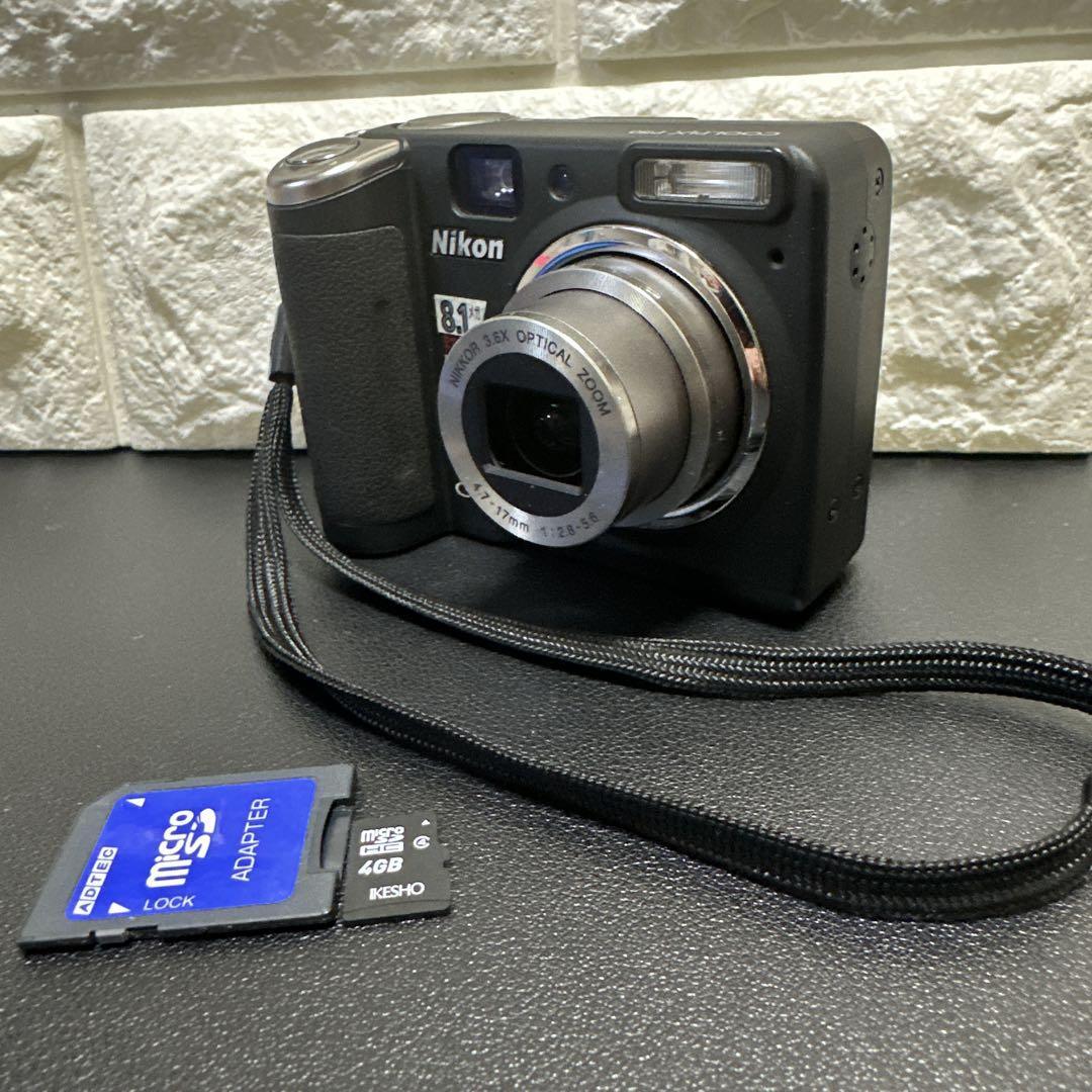 Nikon COOLPIX P50　動作品　SDカード付き電池式　中古良品
