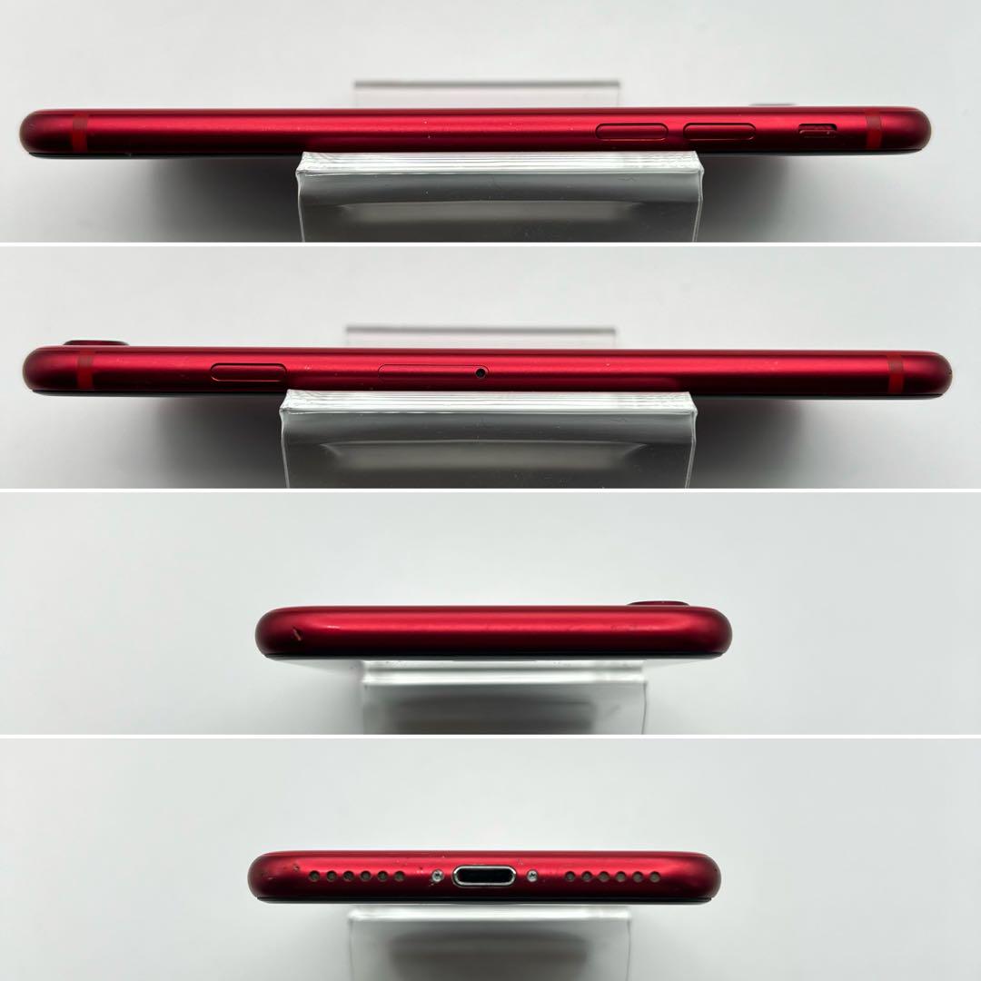 349【電池新品　100％表示】iPhone SE2　128GB レッド iPhone SE 第2世代(SE2)レッド 128GB バッテリー100