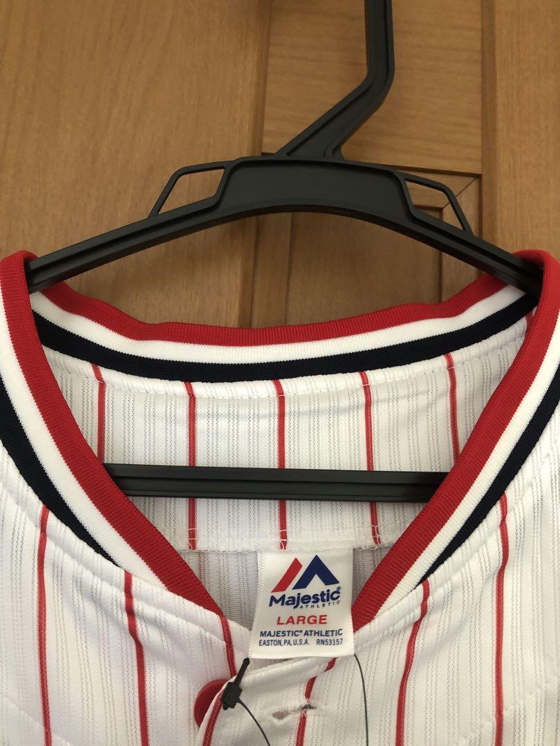 新品未使用】山田哲人 レプリカユニフォーム L majestic 即送
