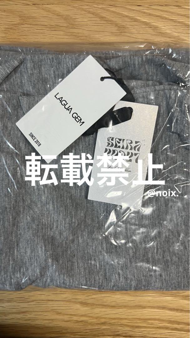 SEIRA×LAGUA MOTIF トップス gray