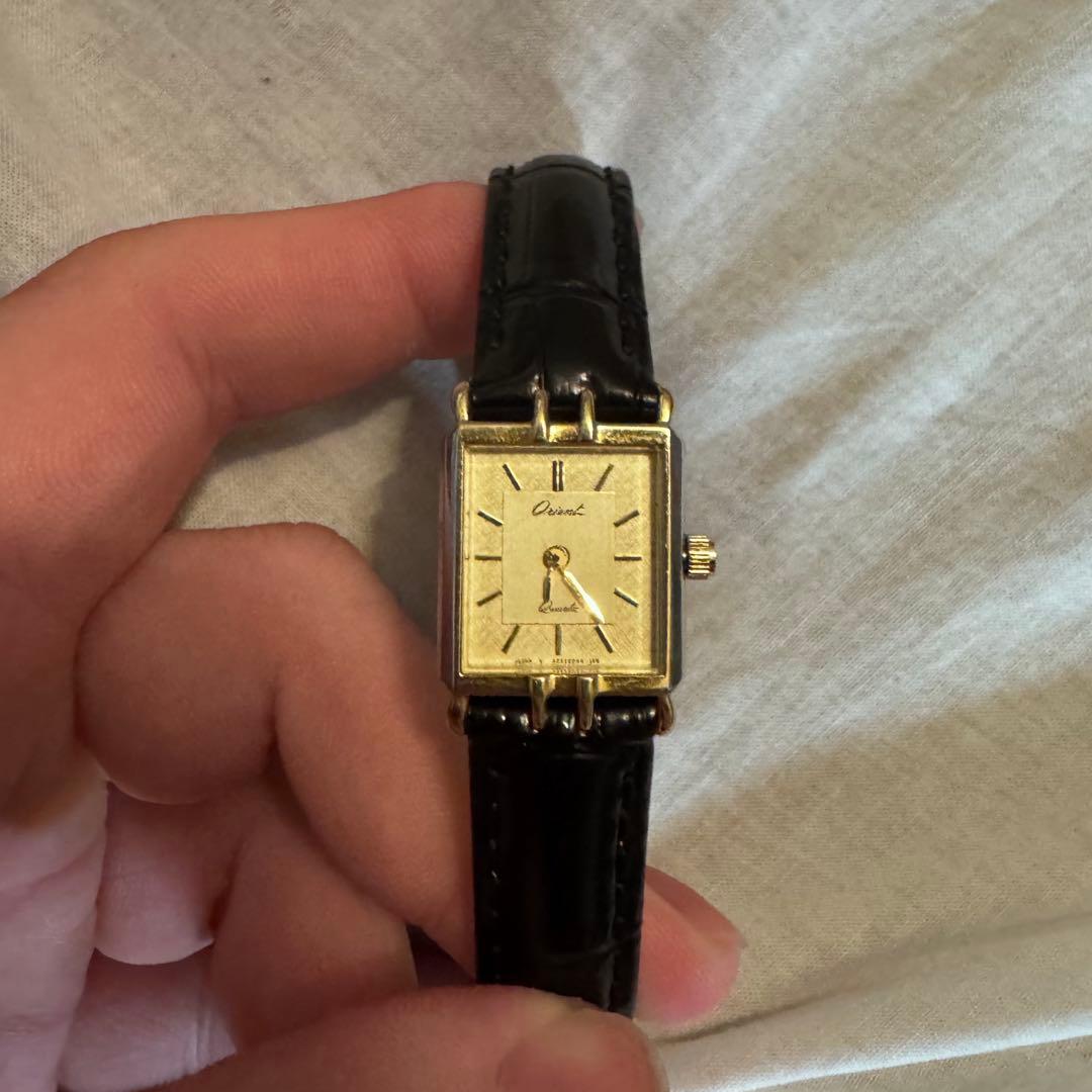 【新品電池】ORIENT tank ヴィンテージ 稼働品 美品