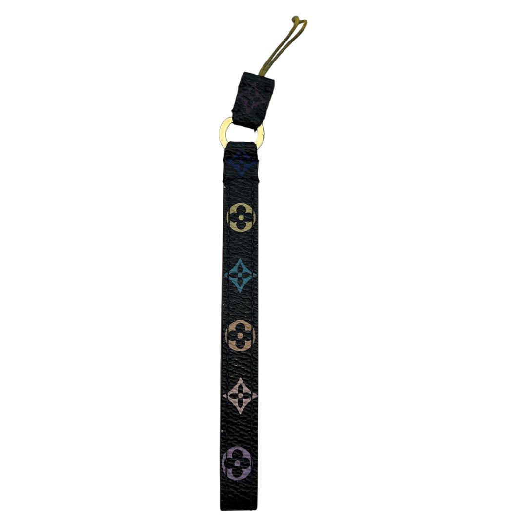 【美品】LOUIS VUITTON マルチカラー モノグラム ストラップ　携帯