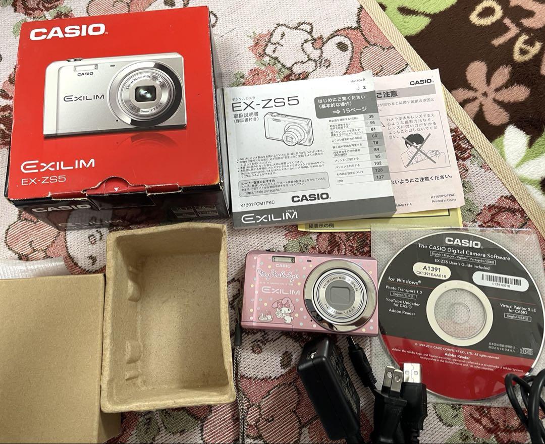 希少 マイメロ デジカメ CASIO EXILIM ピンク